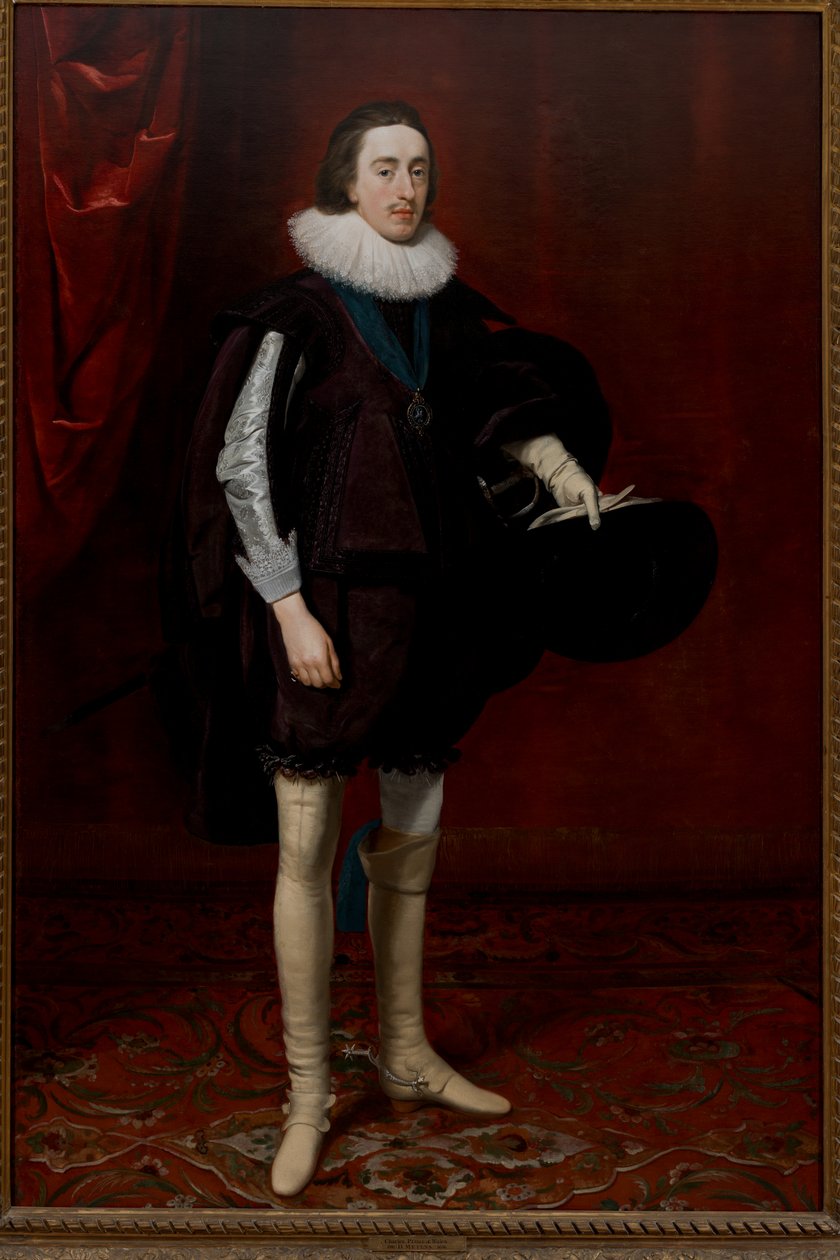 Charles I, da Prins af Wales af Daniel Mytens