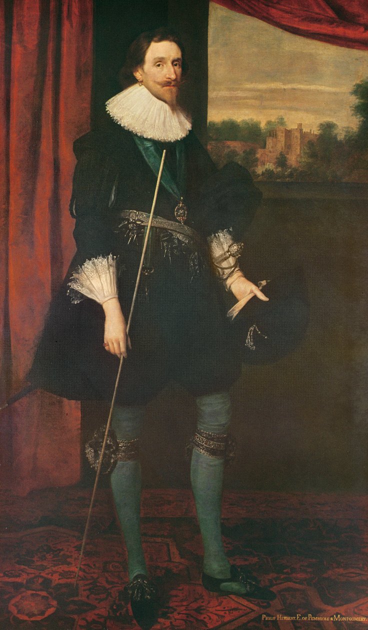 Philip, 4. jarl af Pembroke af Daniel Mytens
