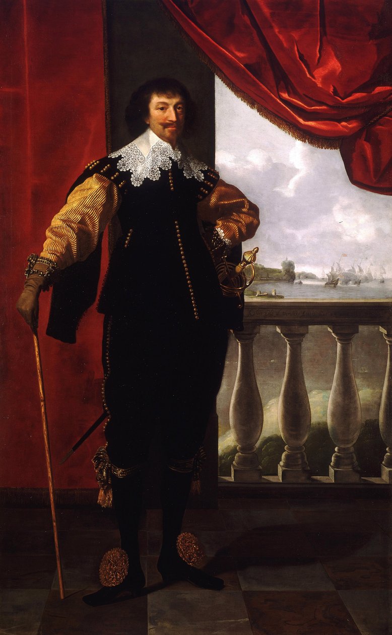 Portræt af Robert Rich af Daniel Mytens