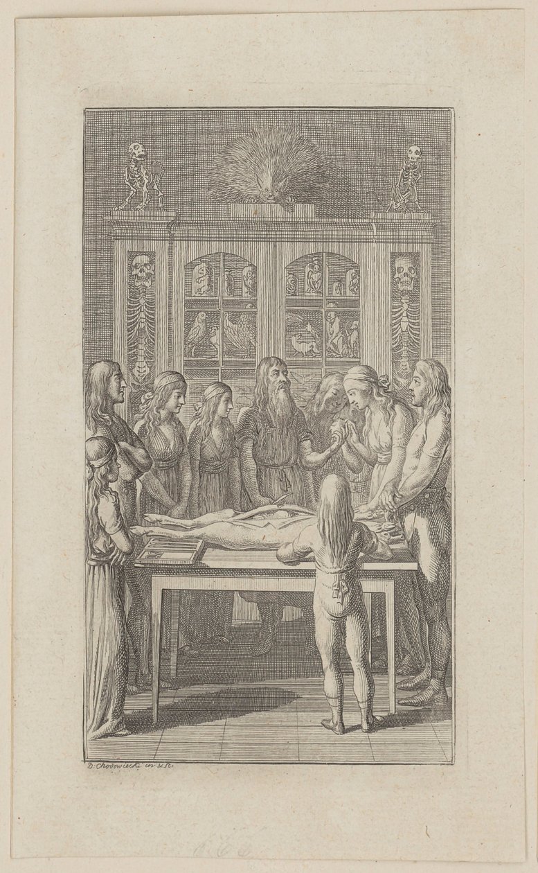 Anatomisk Institut af Daniel Nikolaus Chodowiecki
