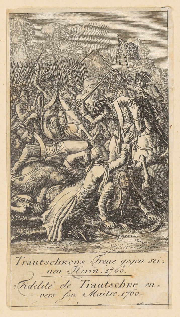 Blad 11 af "Brandenburgske krigsscener" af Daniel Nikolaus Chodowiecki