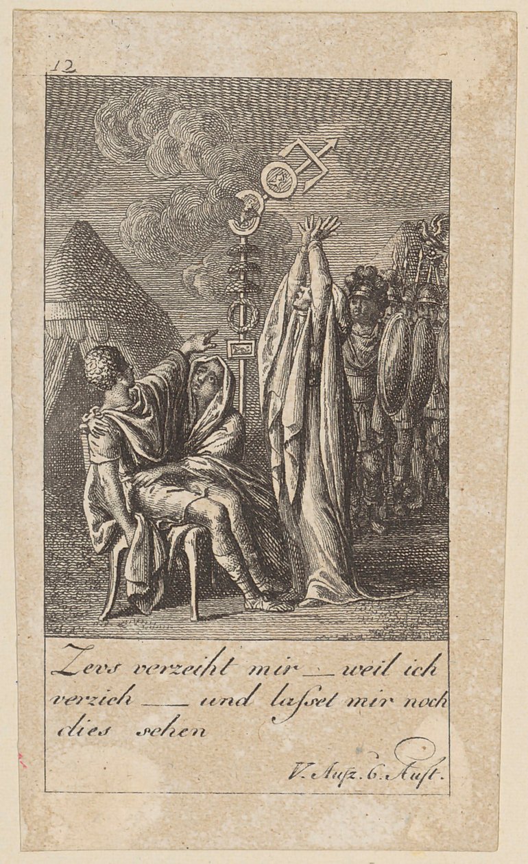 Tavle 12 til Shakespeares „Coriolanus“ af Daniel Nikolaus Chodowiecki