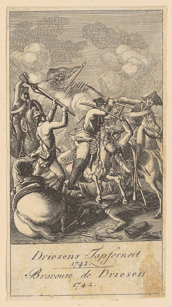Blad 2 fra "Brandenburgske krigsscener" af Daniel Nikolaus Chodowiecki