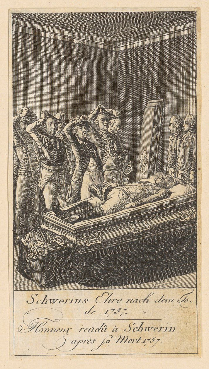Blad 6 af „Brandenburgske krigsscener“ af Daniel Nikolaus Chodowiecki