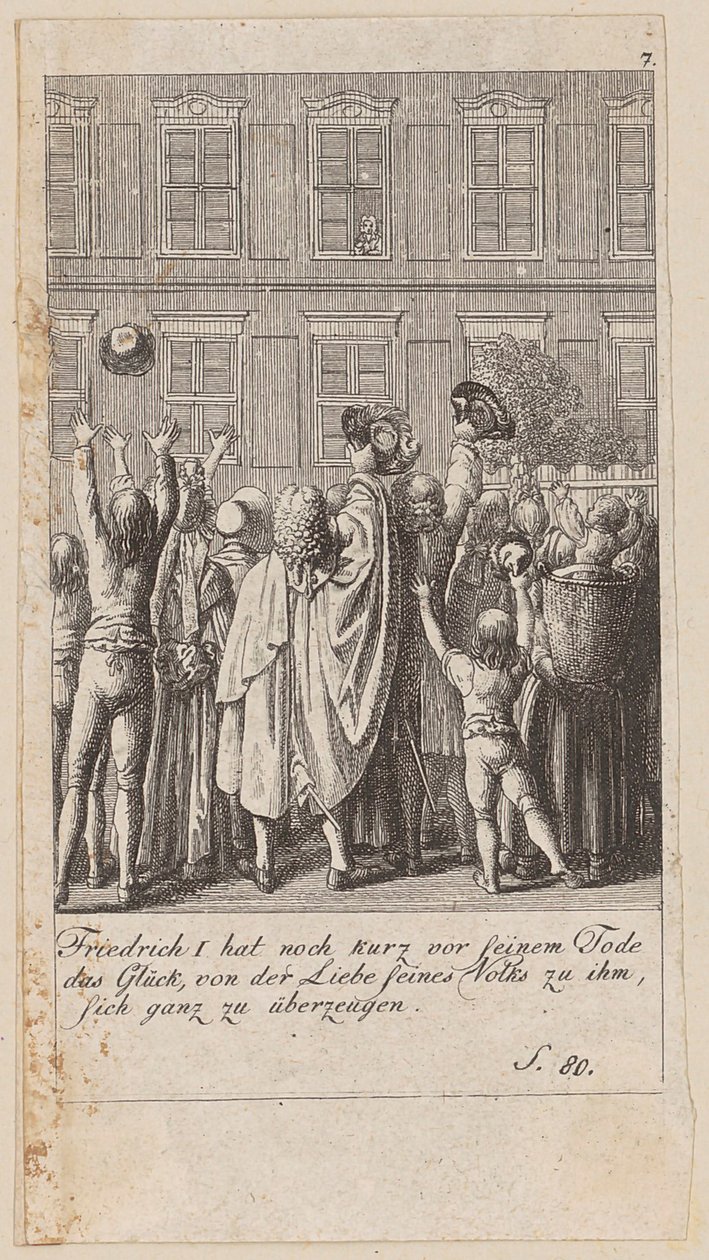Tavle 7 fra serien «Brandenburgs historie» af Daniel Nikolaus Chodowiecki