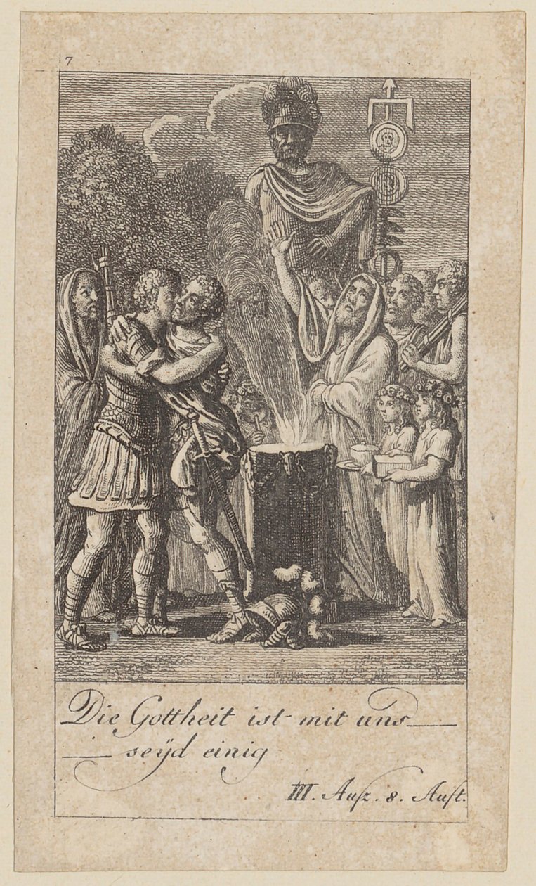 Side 7 til Shakespeares »Coriolanus« af Daniel Nikolaus Chodowiecki