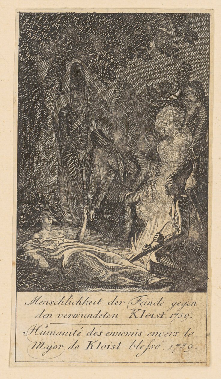 Blad 8 af „Brandenburgske krigsscener“ af Daniel Nikolaus Chodowiecki