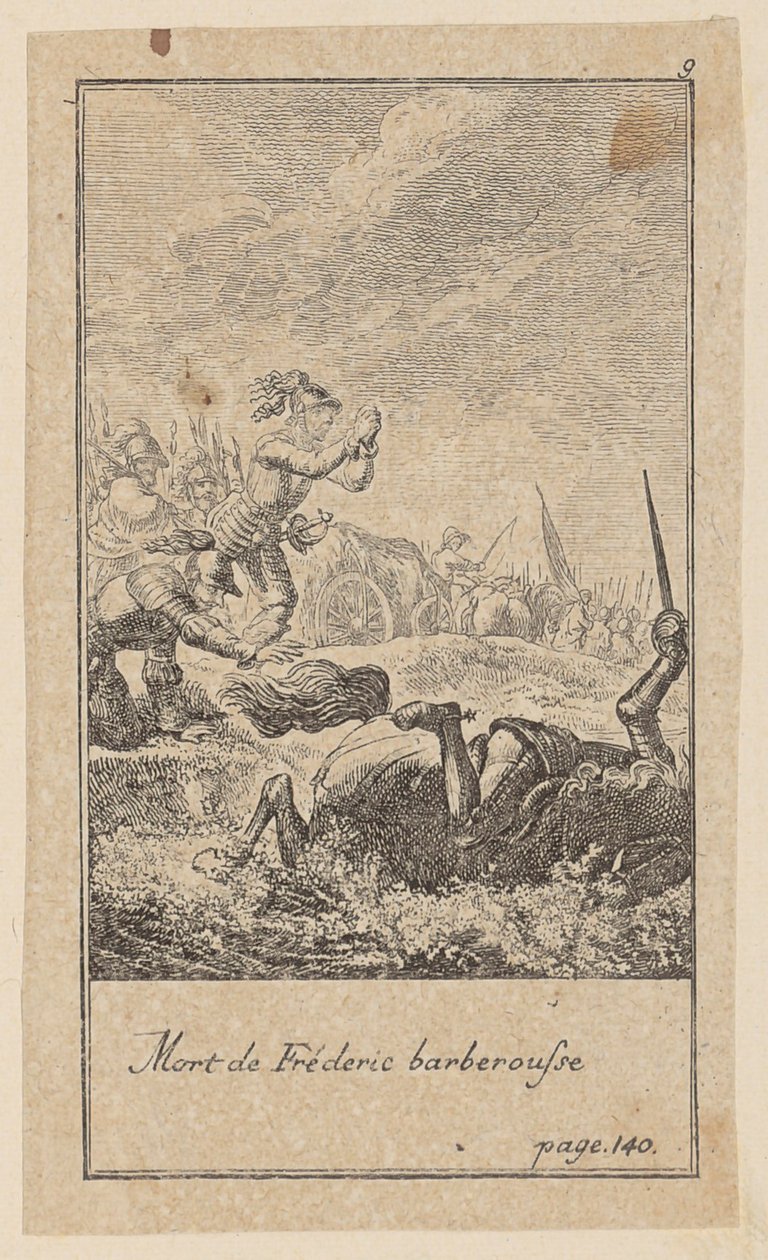 Tavle 9 til "Korstogenes historie" af Joh. Christoph Mayer af Daniel Nikolaus Chodowiecki