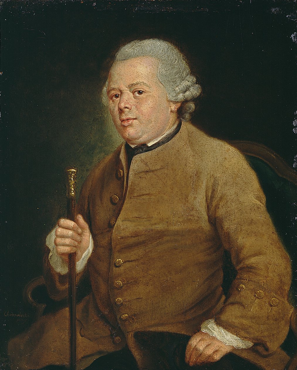 Købmanden Marcus Levin (død 1790) af Daniel Nikolaus Chodowiecki
