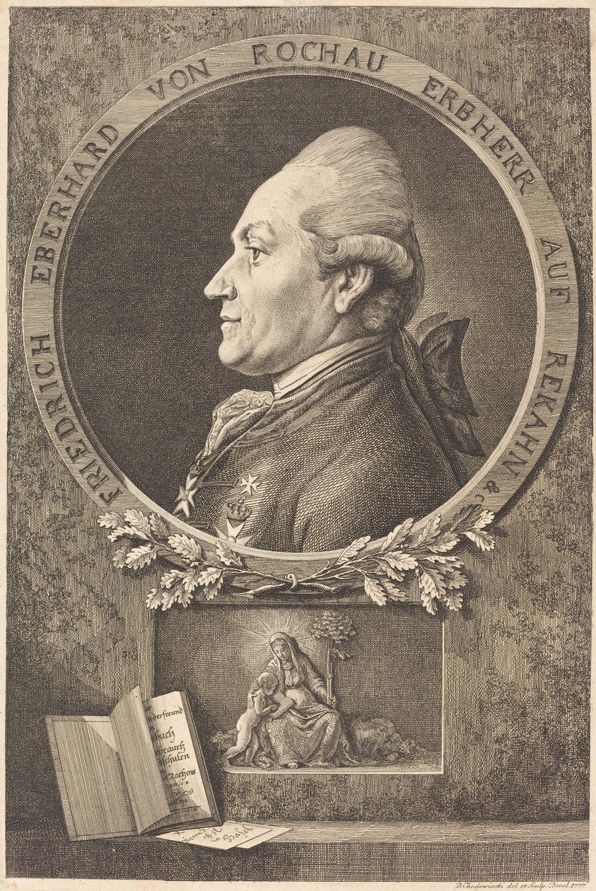 F.E. fra Rochow af Daniel Nikolaus Chodowiecki