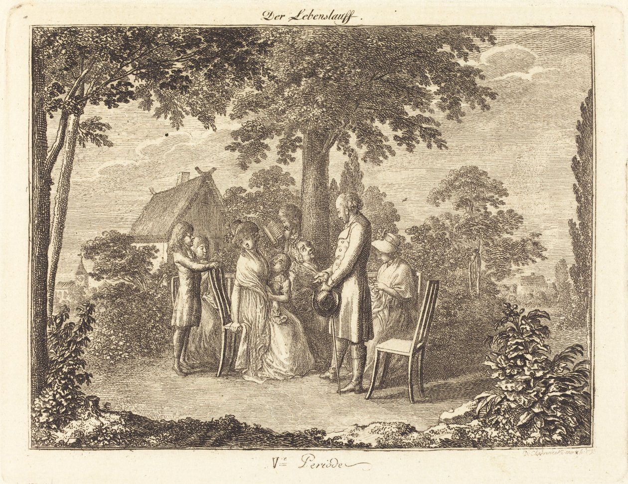 Familie dyrket af Daniel Nikolaus Chodowiecki