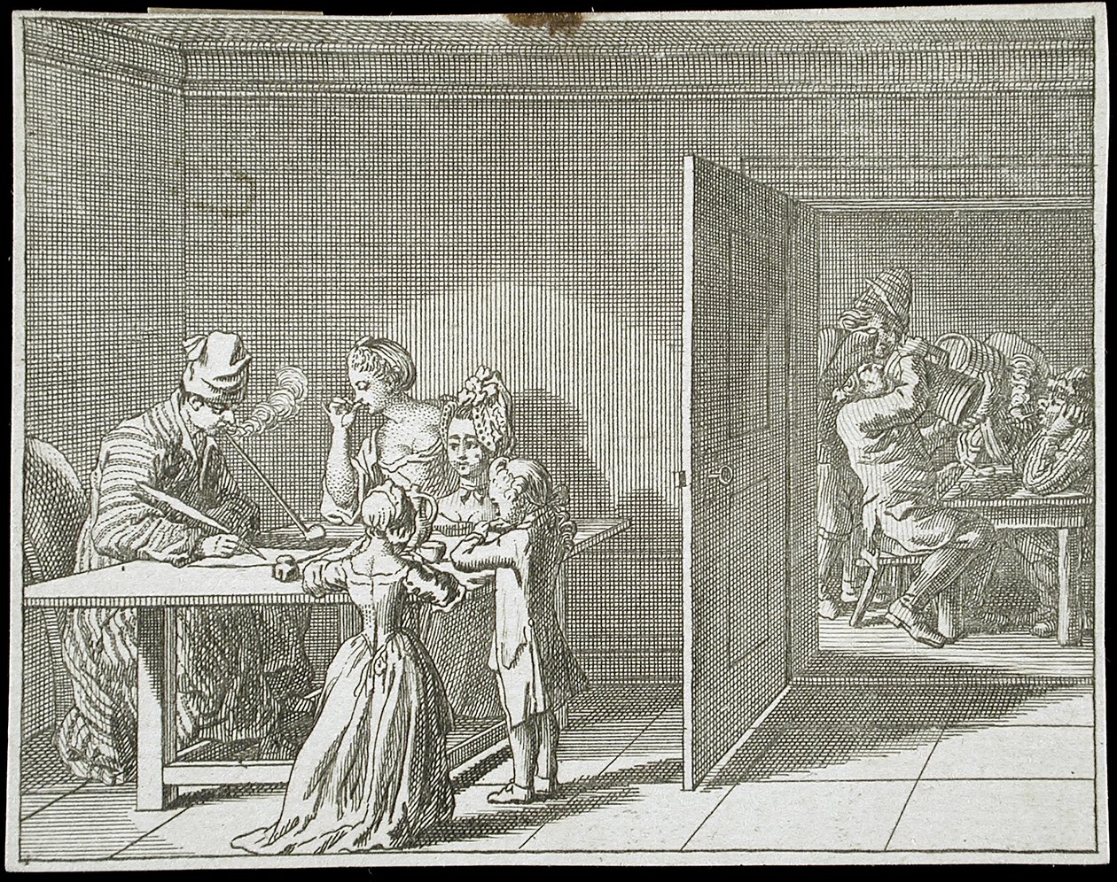 Illustration til Basedows "Elementarværk" af Daniel Nikolaus Chodowiecki