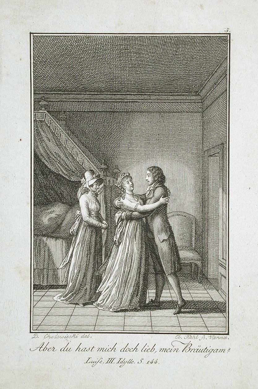 Illustration til »Beckers almanak for 1798« af Daniel Nikolaus Chodowiecki