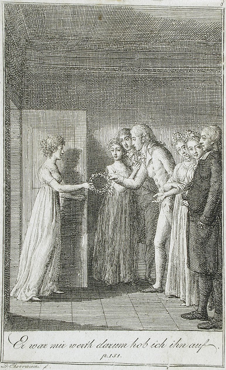 Illustration til Beckers lommebog fra 1799 af Daniel Nikolaus Chodowiecki