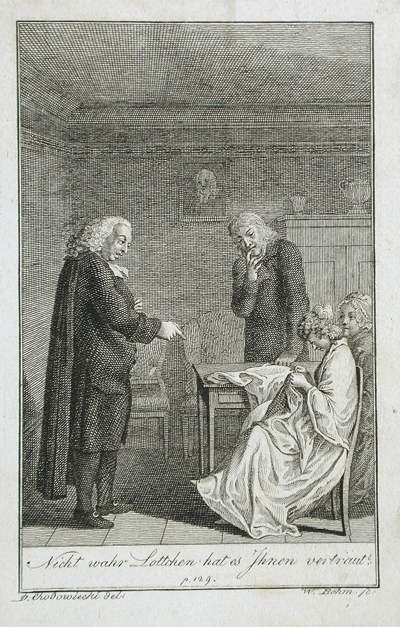Illustration til Beckers lommebog for 1799 af Daniel Nikolaus Chodowiecki