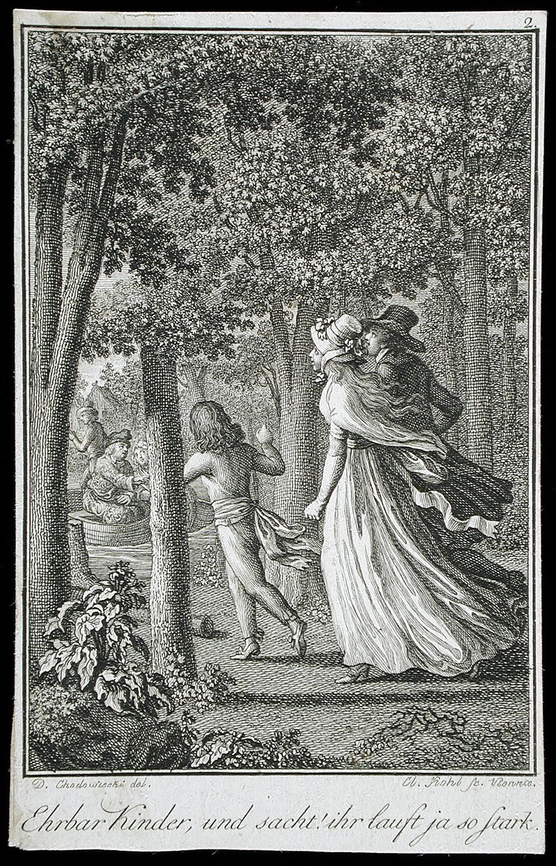 Illustrationer til »Beckers almanak for 1798« af Daniel Nikolaus Chodowiecki