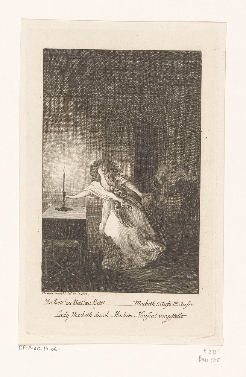 Lady Macbeth af Daniel Nikolaus Chodowiecki