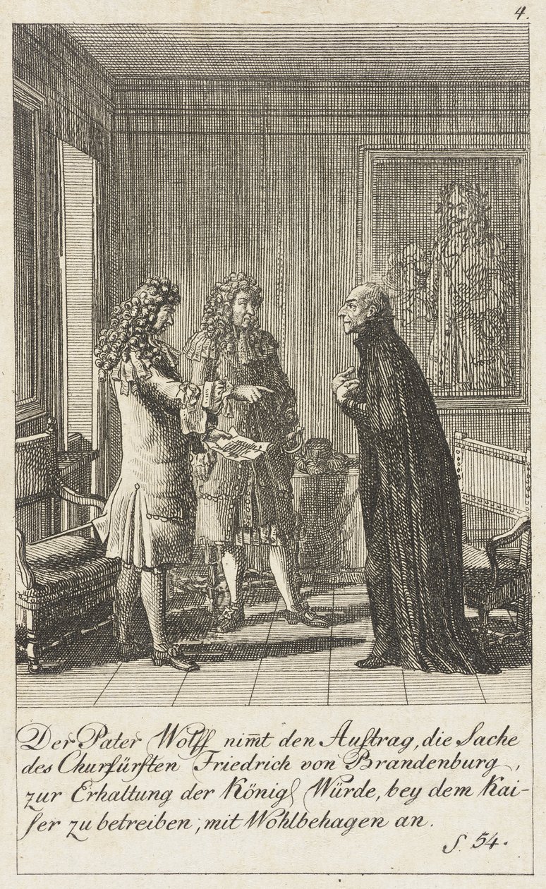Tavle 4 til «Brandenburgs historie for 1793» af Daniel Nikolaus Chodowiecki
