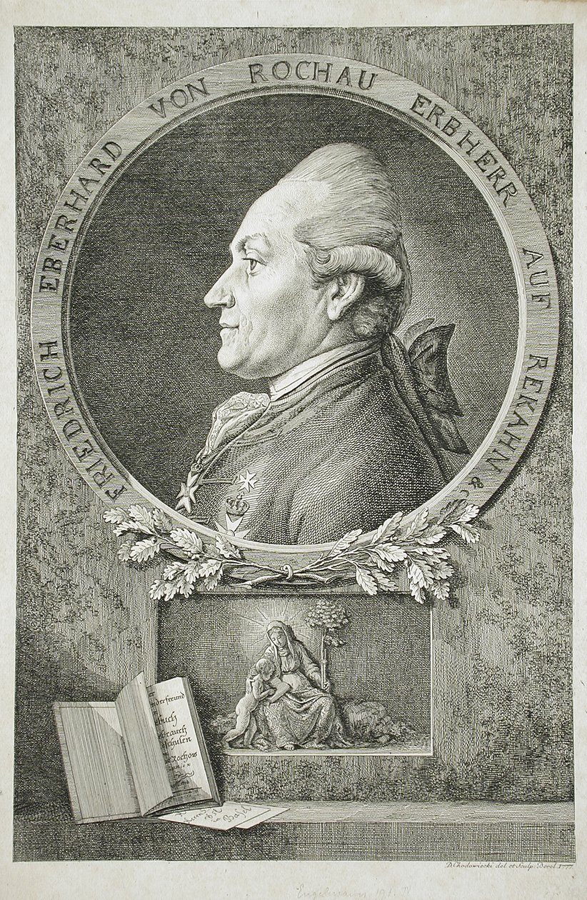 Portræt af Friedrich Eberhard von Rochau af Daniel Nikolaus Chodowiecki