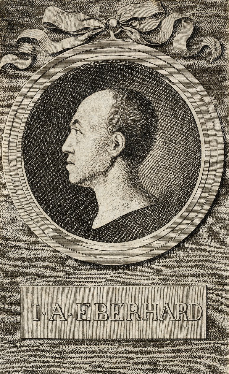 Portræt af professor J. A. Eberhard af Daniel Nikolaus Chodowiecki