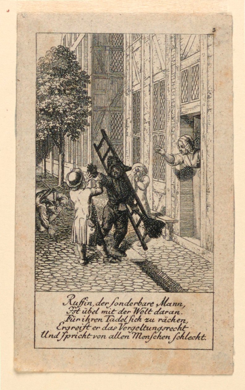 Gengældelsen, Illustration til "Königl: Grosbrit [anian] genealogisk kalender for 1780-året Lauenberg af J.G. Berenberg" af Daniel Nikolaus Chodowiecki