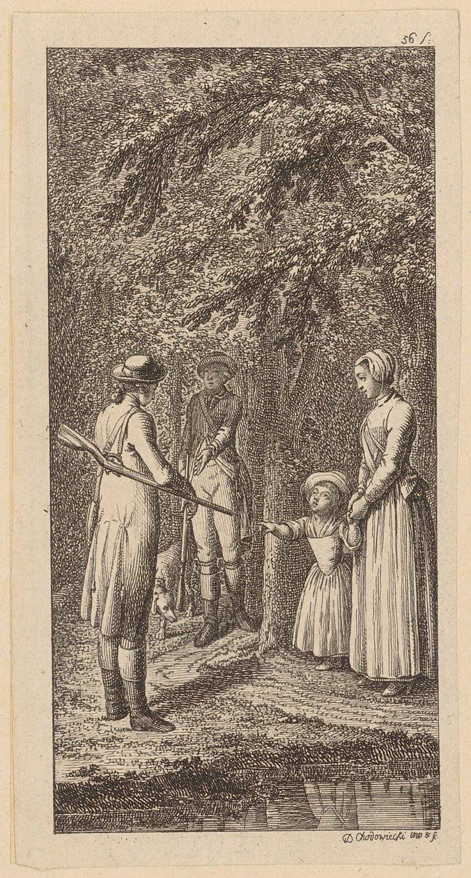 Titelkobber til Theodor Gottfried Hippels «Livsforløb», anden del, Berlin 1799 af Daniel Nikolaus Chodowiecki