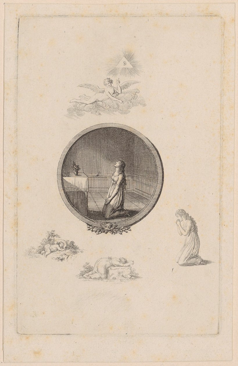 Titelillustration til Beckers skildringer, første bind af Daniel Nikolaus Chodowiecki