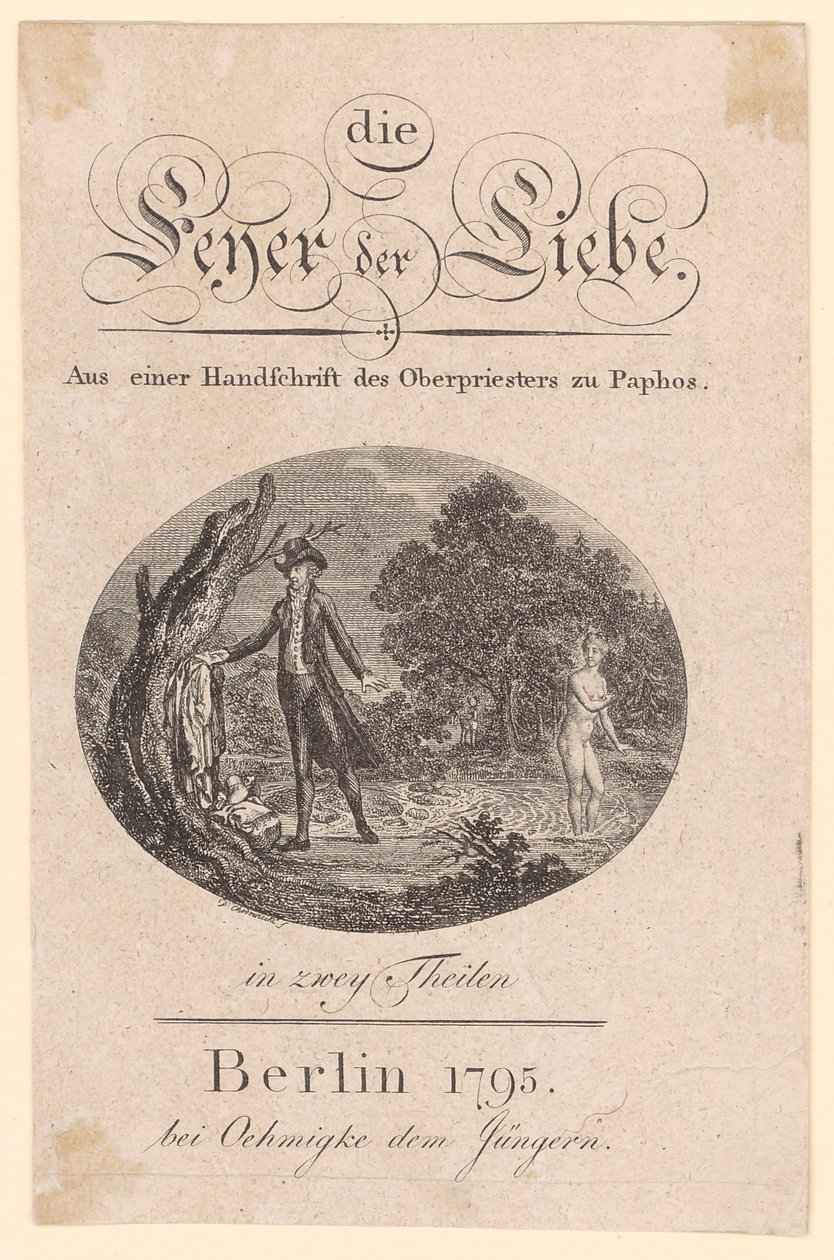 Titelillustration til »Feyer der Liebe« af Daniel Nikolaus Chodowiecki