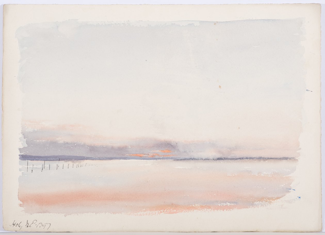 ca.1916 (blyant og wc på papir) af Daniel Oliver