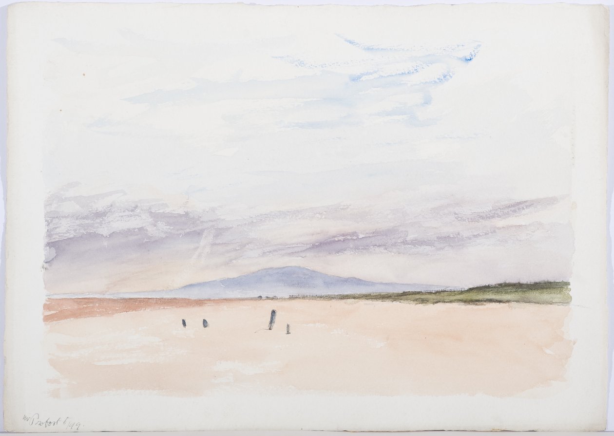 ca.1916 (blyant og wc på papir) af Daniel Oliver
