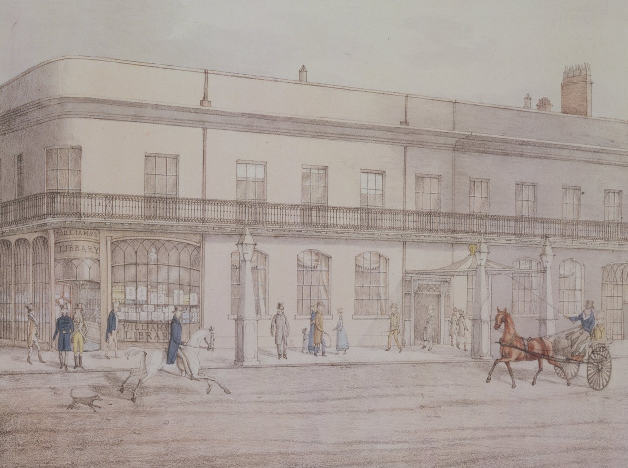 Assembly Rooms & Williams Library, Cheltenham, 1821 af Daniel Thomas Egerton