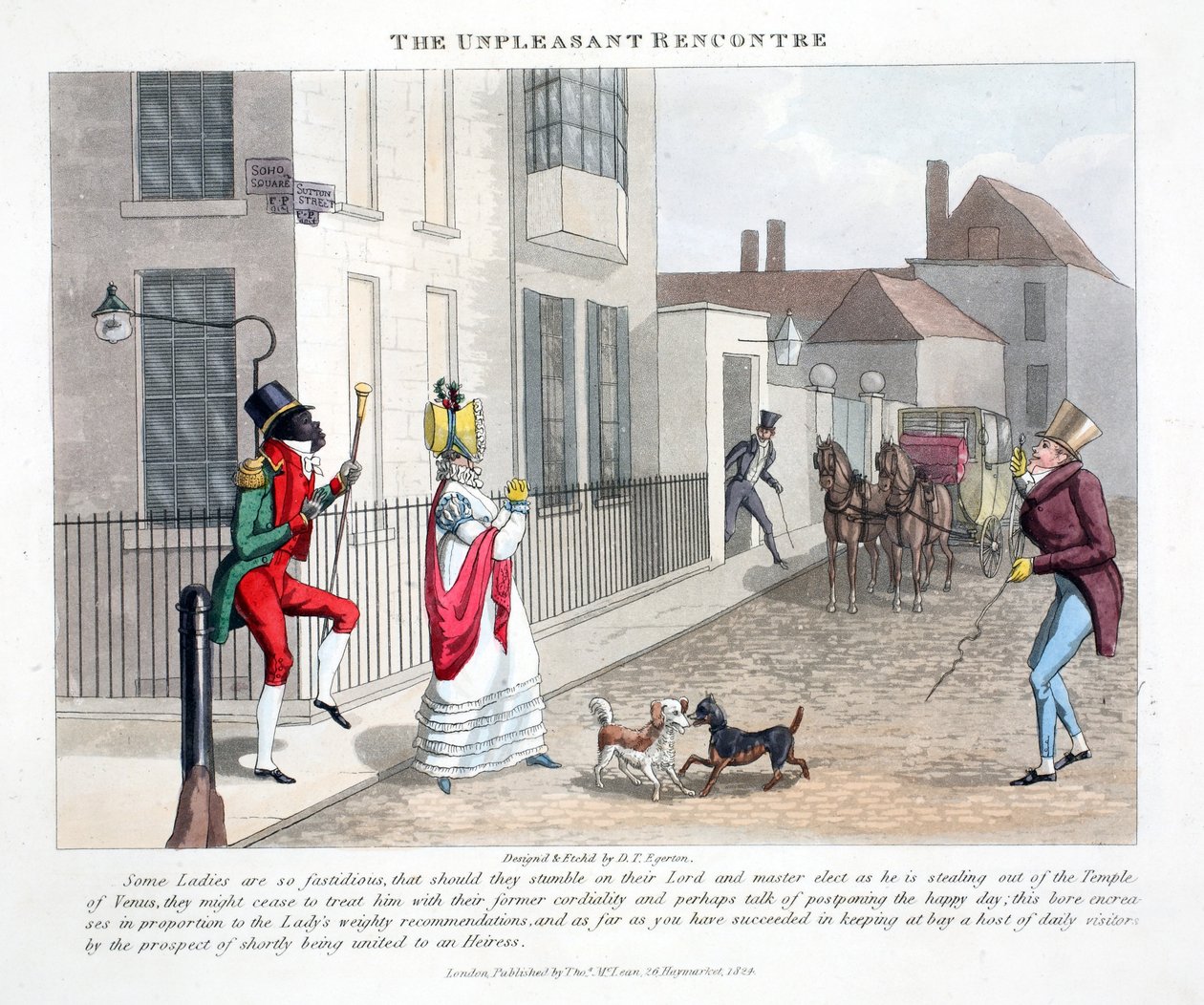 The Unpleasant Rencontre, illustration fra 