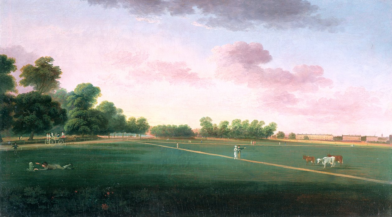 Udsigt over Hyde Park, 1800-tallet af Daniel Turner
