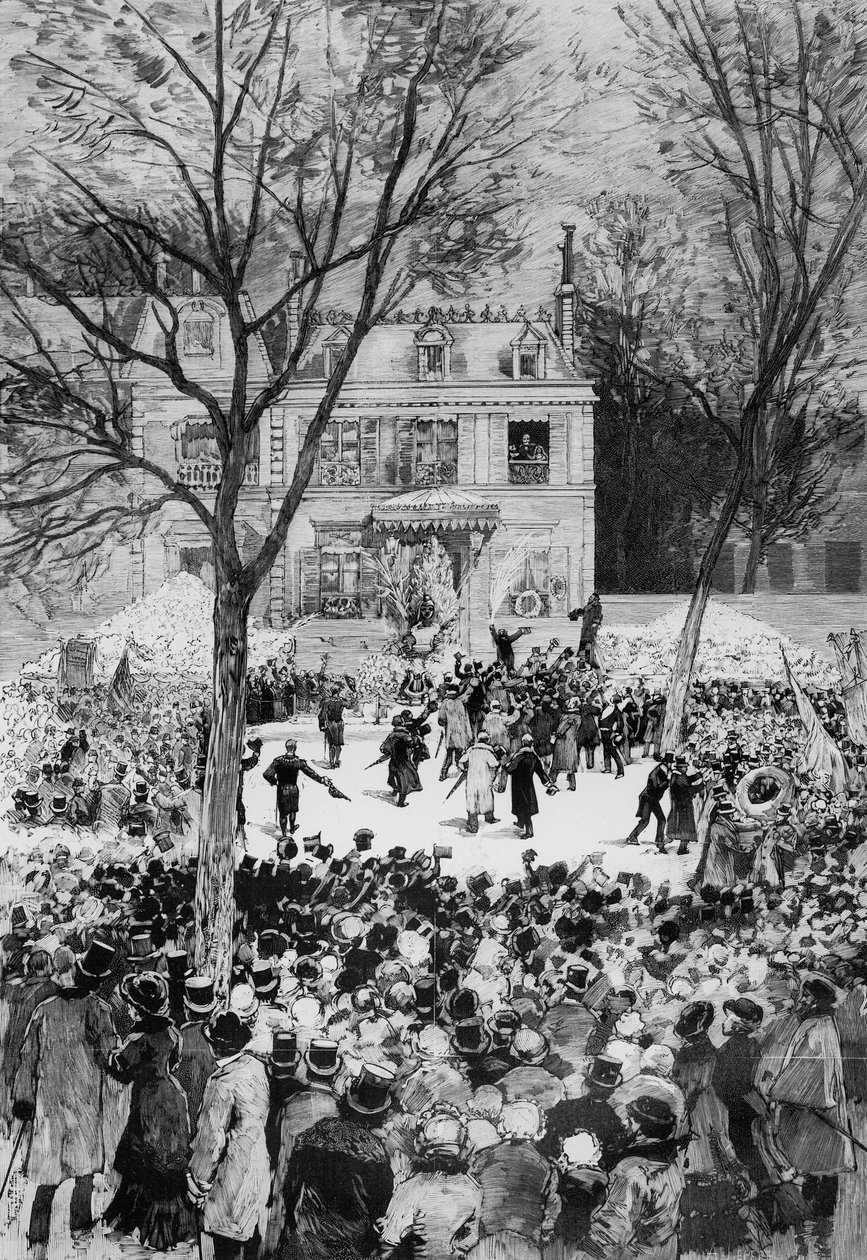 Fejring af 80-året for Victor Hugos fødsel (1802-85) fra 
