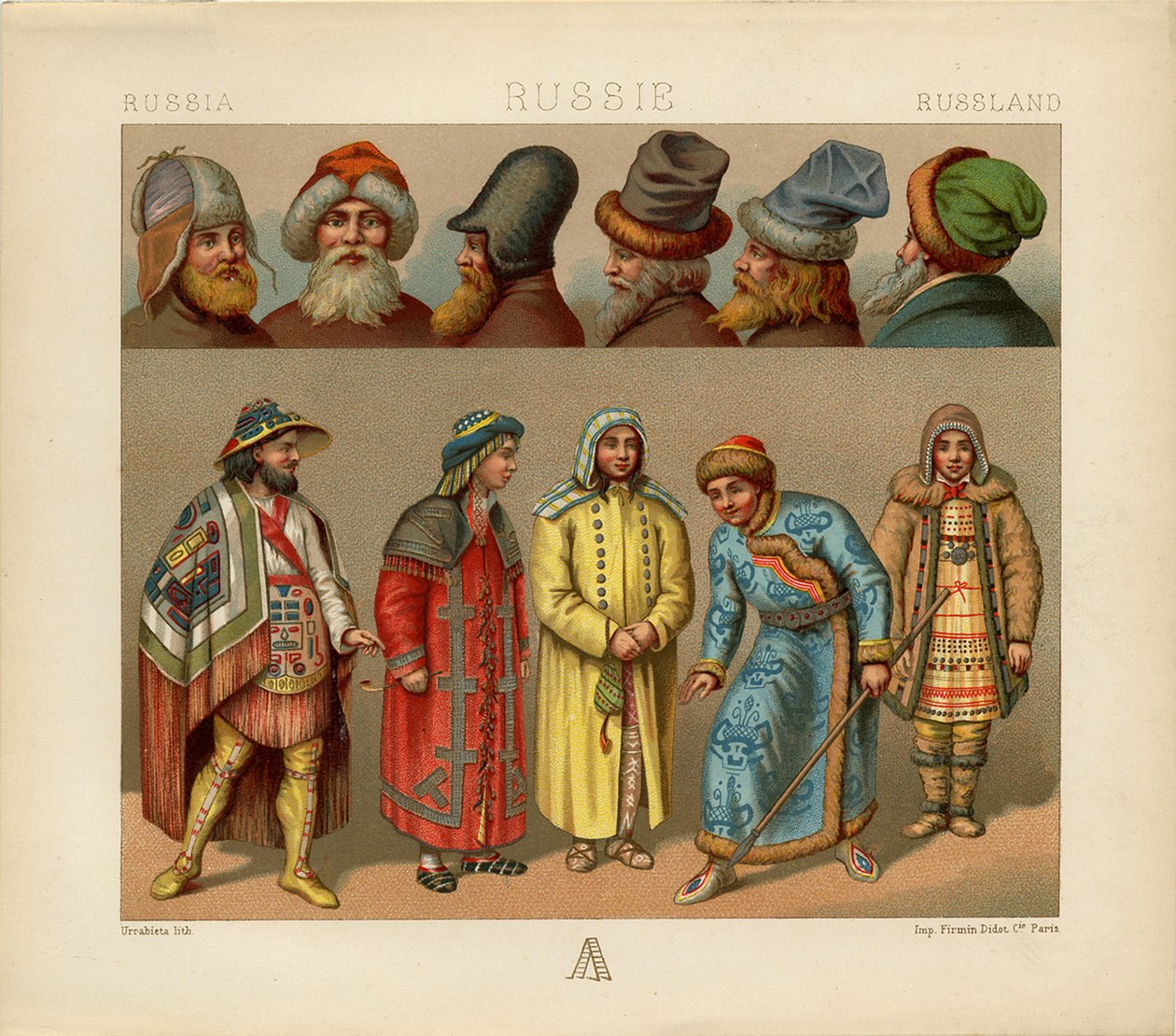 Russisk kjole, 1880 af Daniel Urrabieta Vierge