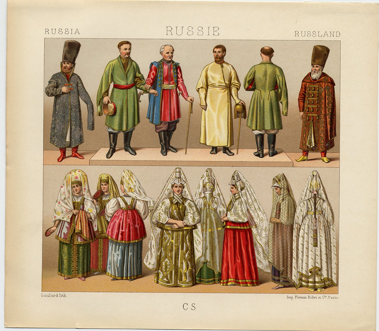 Russisk kjole, 1880 af Daniel Urrabieta Vierge