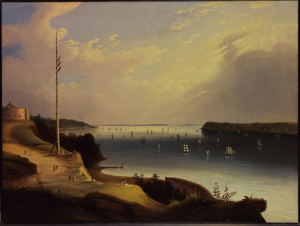 New York Harbour, ca. 1835 af Daniel Wadsworth