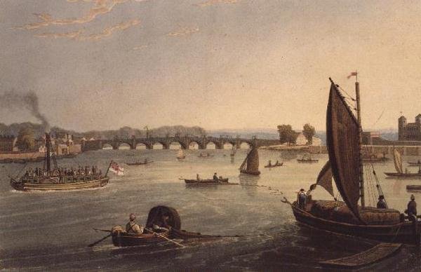 Vauxhall Bridge af Daniel and Robert Havell