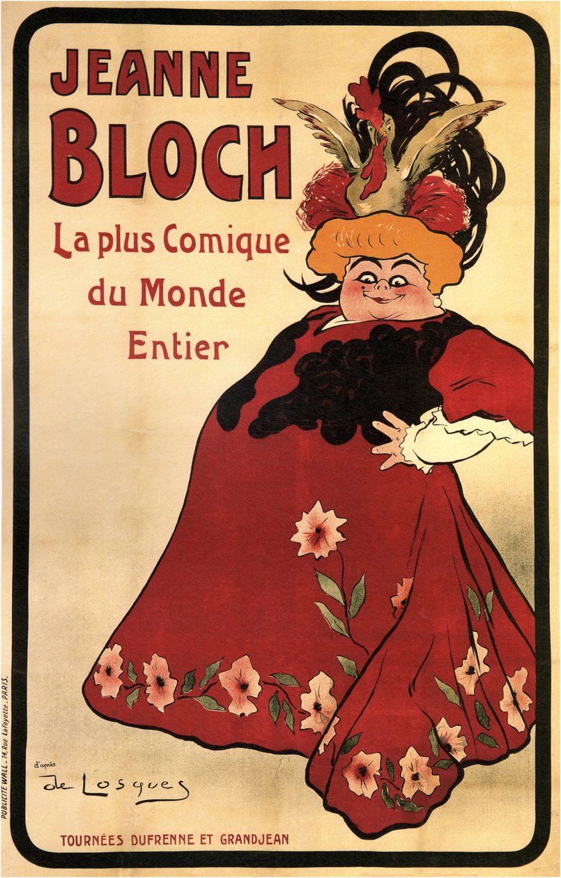 Jeanne Bloch, 1908 af Daniel de Losques