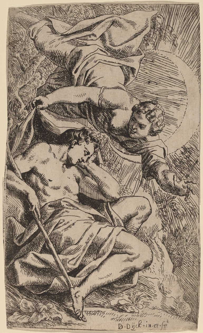 Diana og Endymion af Daniel van den Dyck