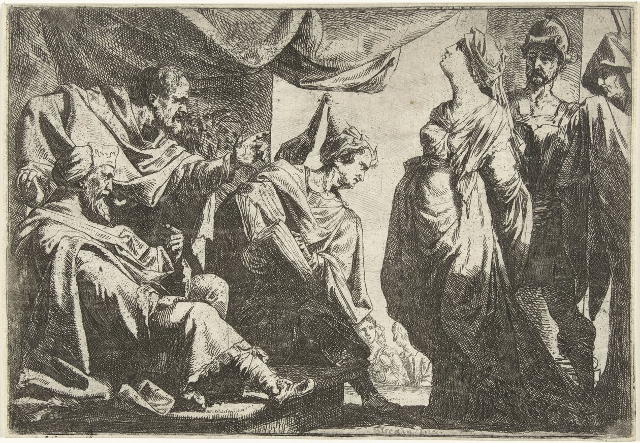 Susanna foran dommerne af Daniel van den Dyck