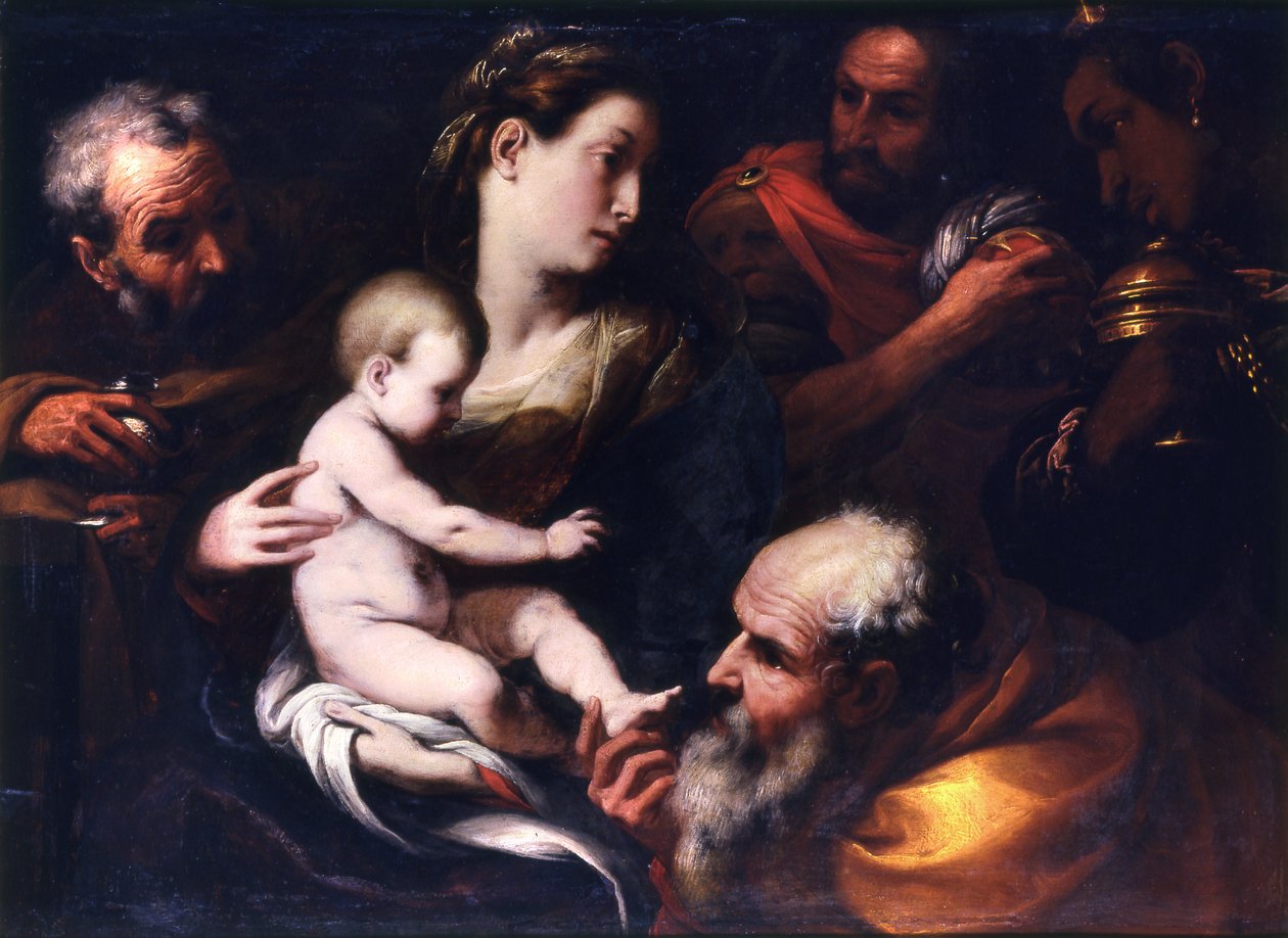 Tilbedelse af Magi af Daniele Crespi