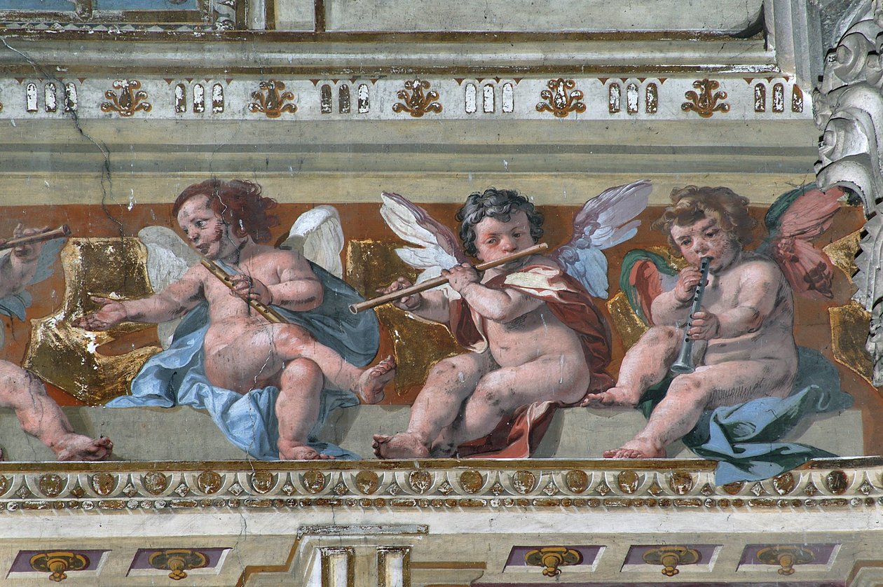 Musiker engle og putti af Daniele Crespi