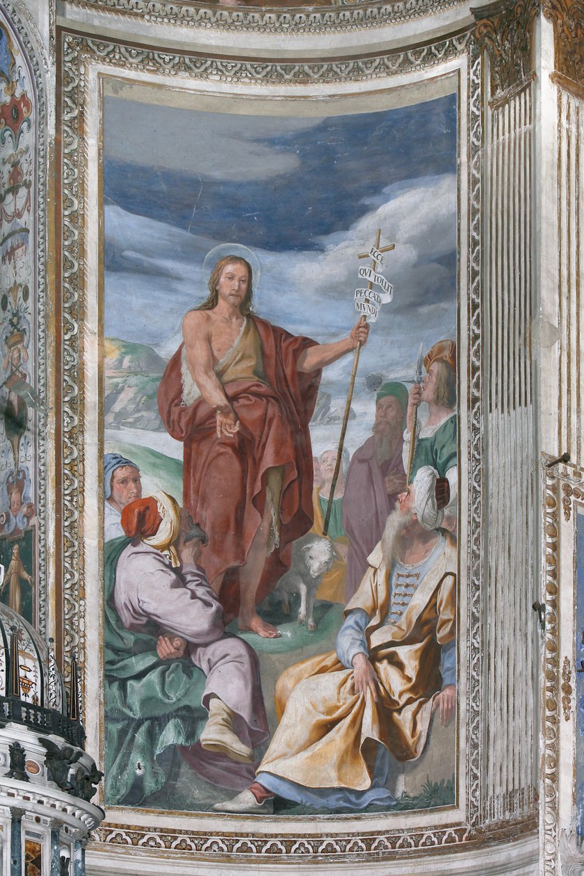 Sankt Johannes prædiken af Daniele Crespi
