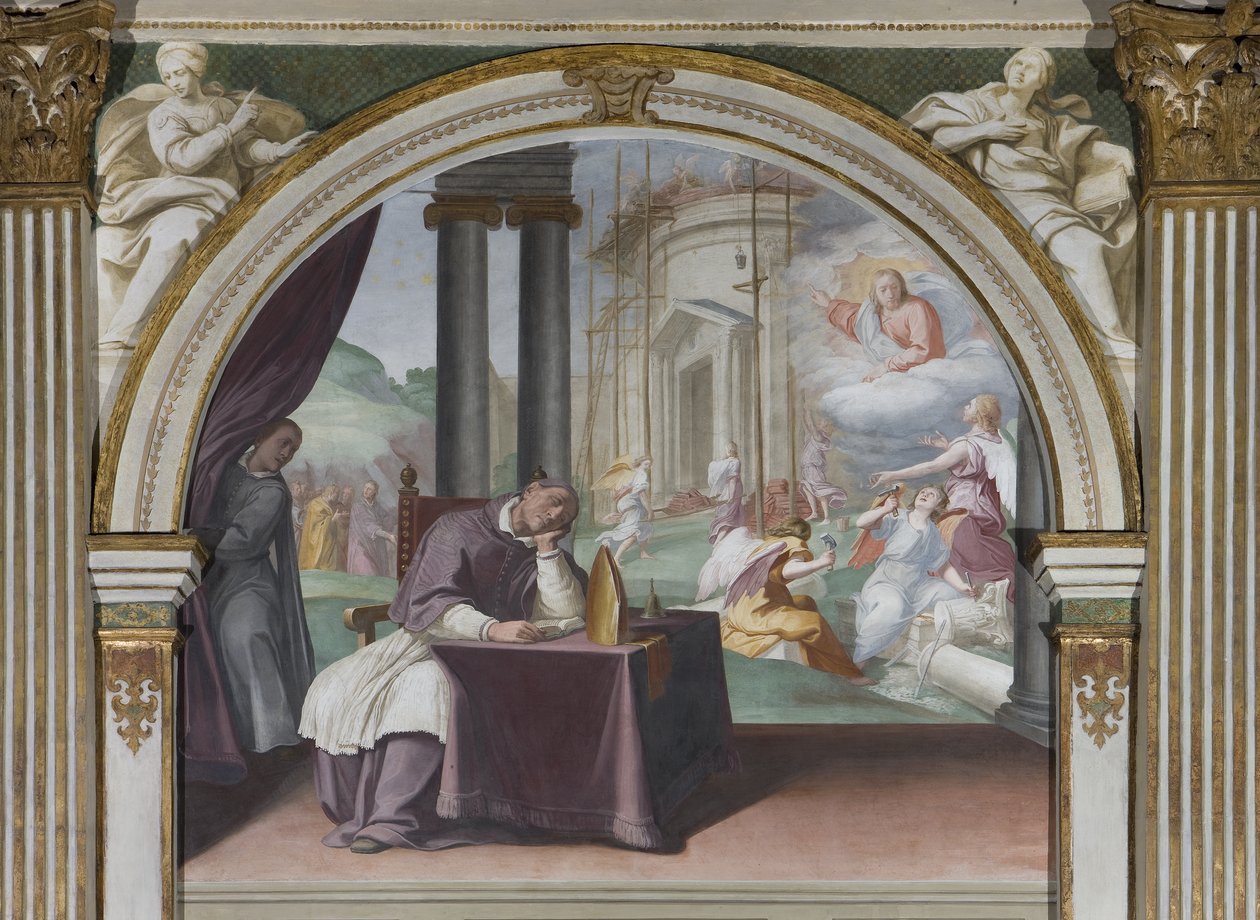 Drømmen om Saint Hugh, 1629 af Daniele Crespi
