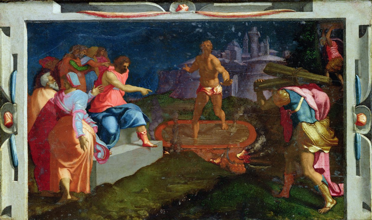 Johannes evangelistens martyrium af Daniele da Volterra