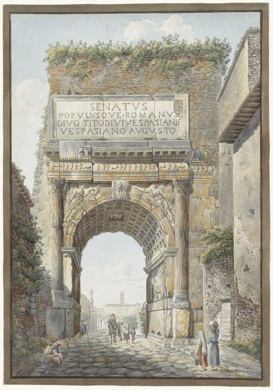 Titusbuen i Forum Romanum af Daniël Dupré