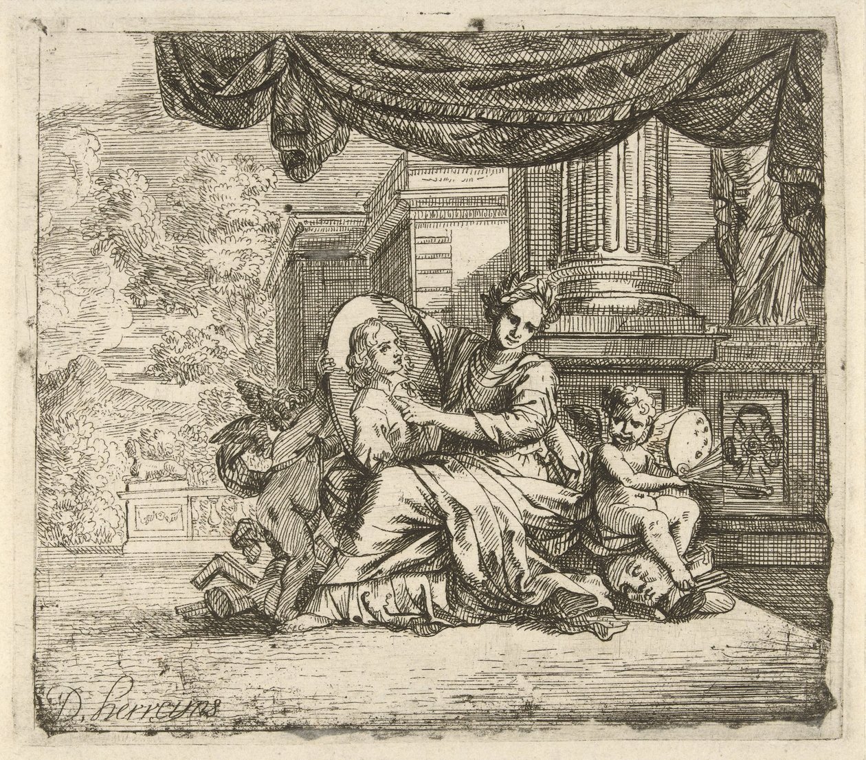 Allegori af maleri af Daniël Herreyns (I)