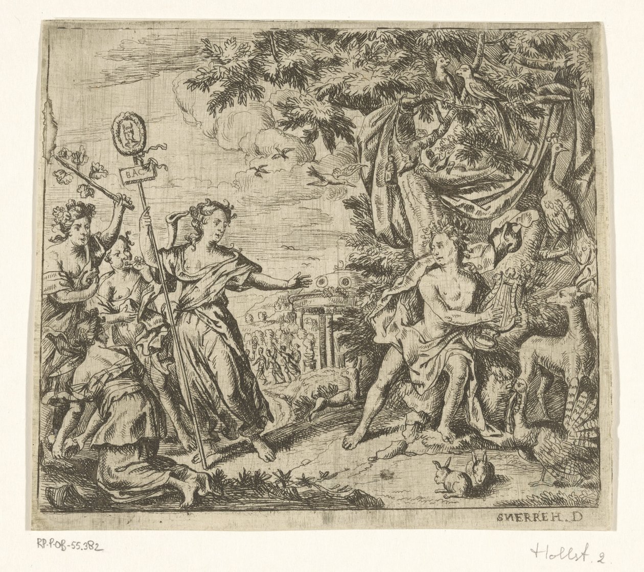 Orpheus og Maenaderne fra Ciconia af Daniël Herreyns (I)