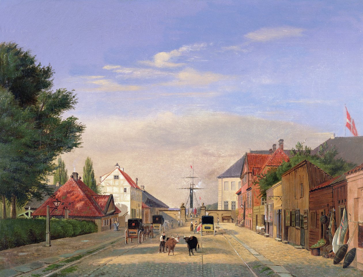 Gadescene af Danish School